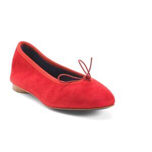 NUR ITALY Red Made In Italy Suede Renata Flats